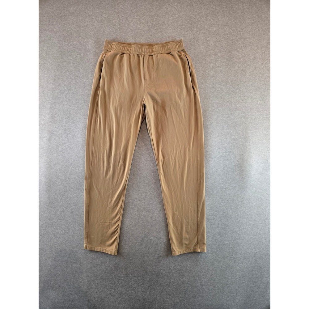 Public Rec All Day Everyday Pants Mens 34/32 Khaki Tan Stretch Tapered Chino
